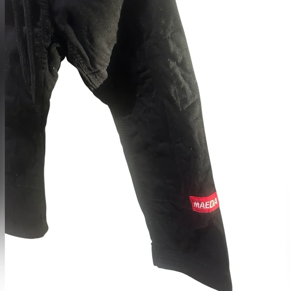 Maeda Red Label Kids Black Jiu Jitsu Gi Set
